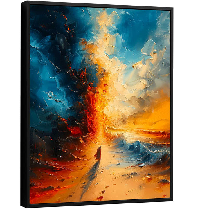 Abstract Painting Division of the Waters
