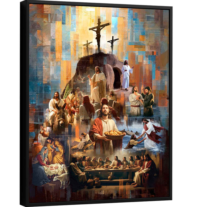 The Legacy of Christ Painting  Modern Christian Wall Art