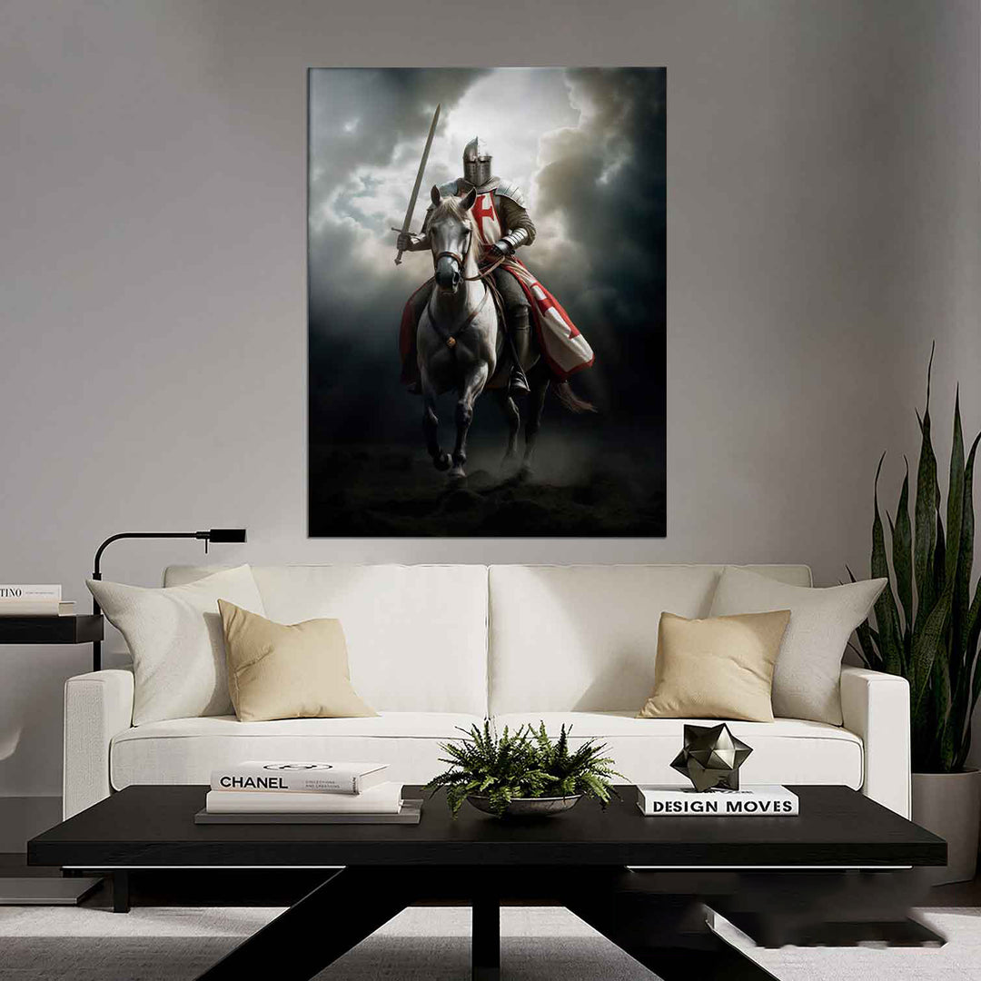 Knight of Christ Painting