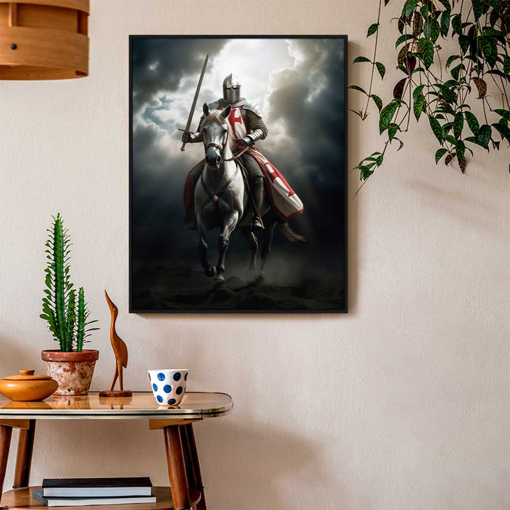Knight of Christ Painting