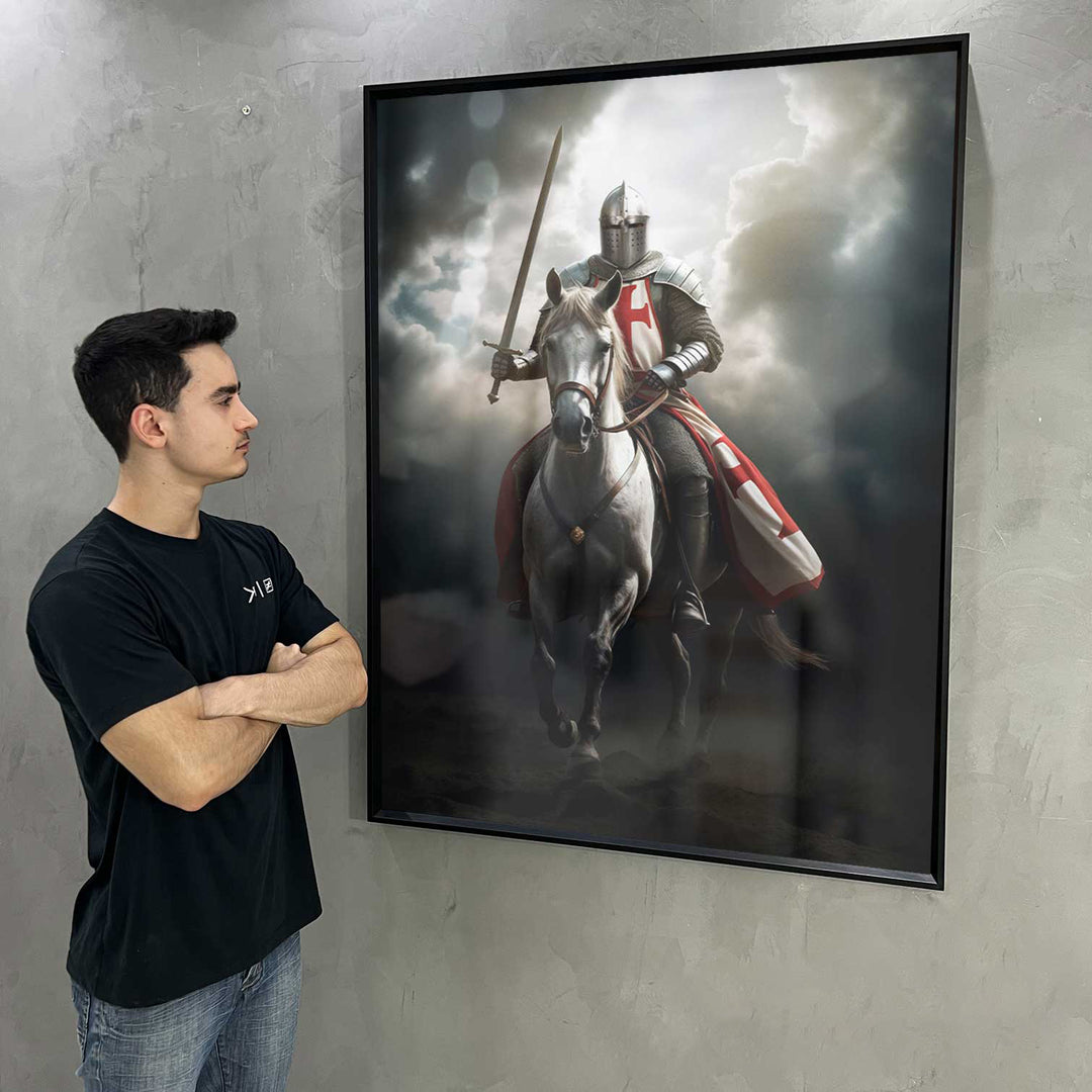 Knight of Christ Painting