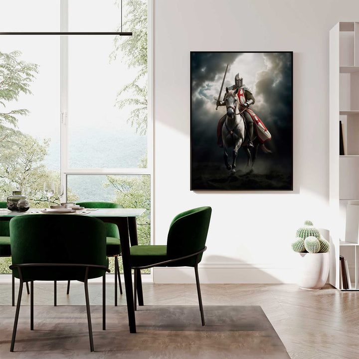 Knight of Christ Painting