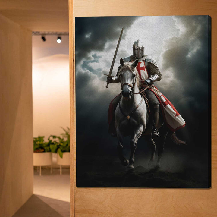 Knight of Christ Painting