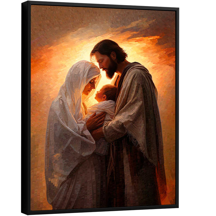 Realistic Holy Family Painting