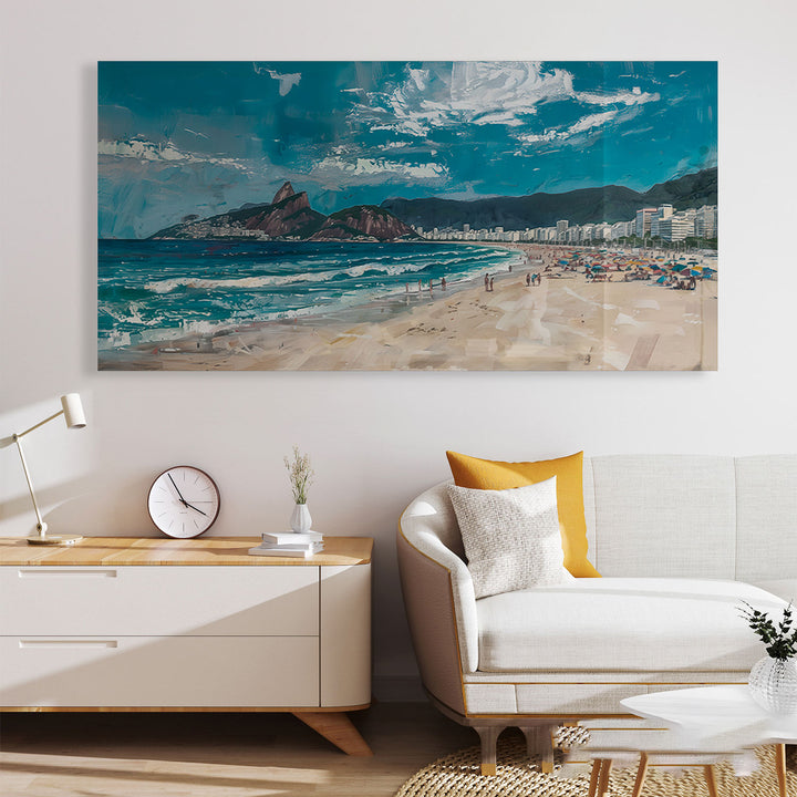 Copacabana Beach Rio de Janeiro Painting