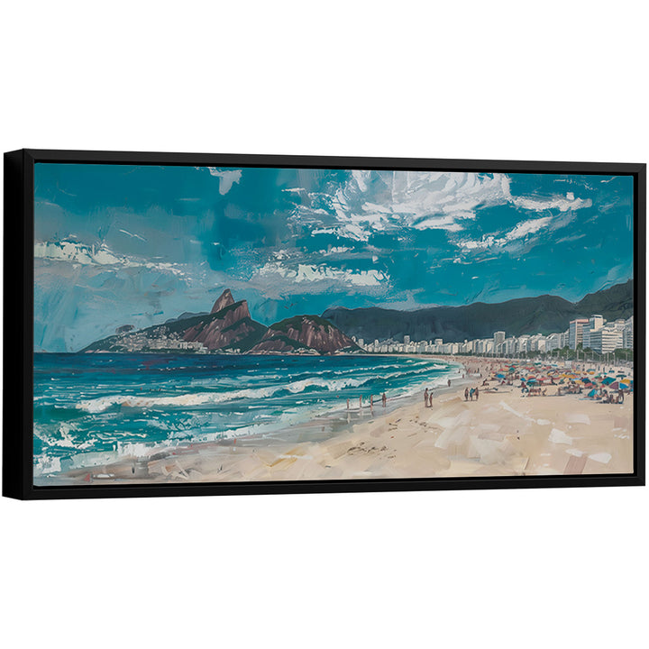 Copacabana Beach Rio de Janeiro Painting