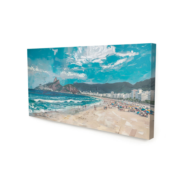 Copacabana Beach Rio de Janeiro Painting