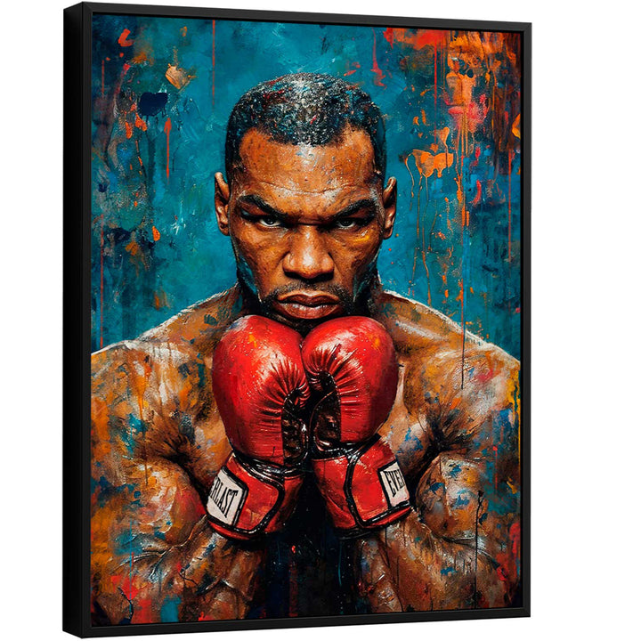 Glory and Power Legendary Boxer Mike Tyson Painting