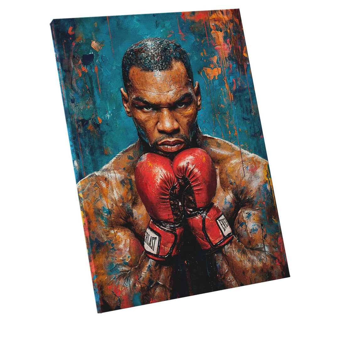 Glory and Power Legendary Boxer Mike Tyson Painting