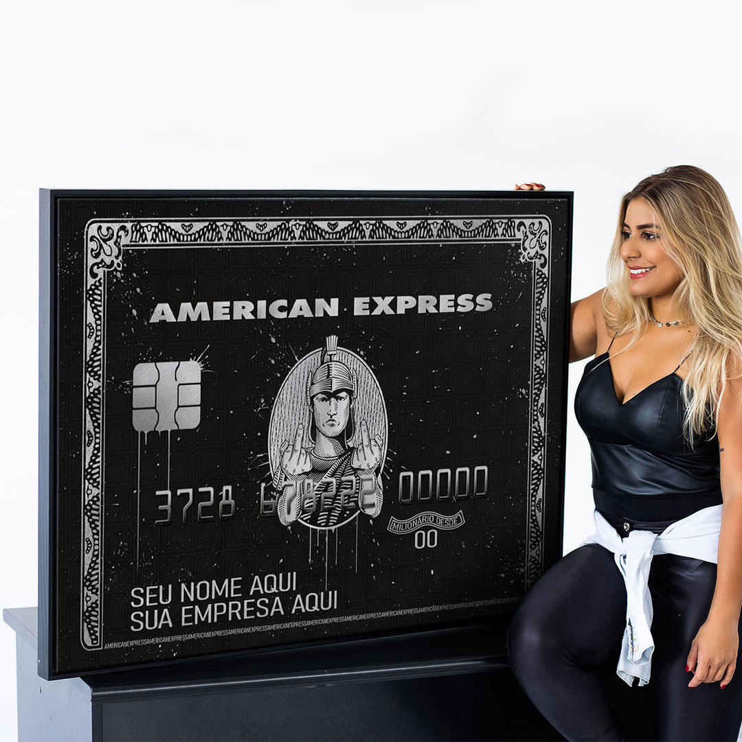 AMEX BLACK Custom Name