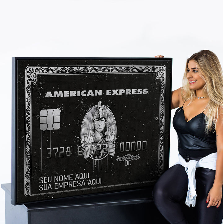 AMEX BLACK Custom Name