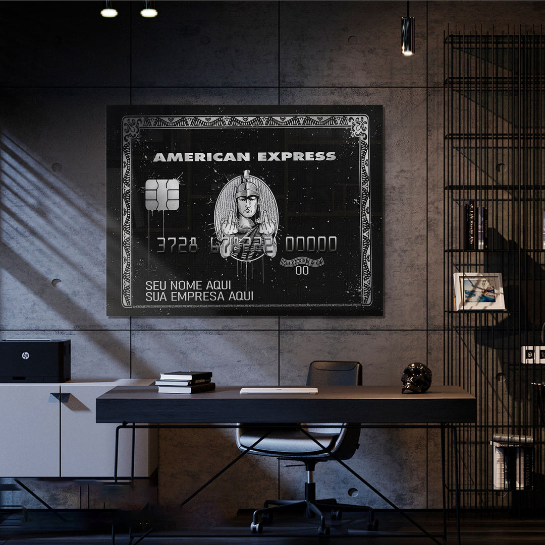 AMEX BLACK Custom Name