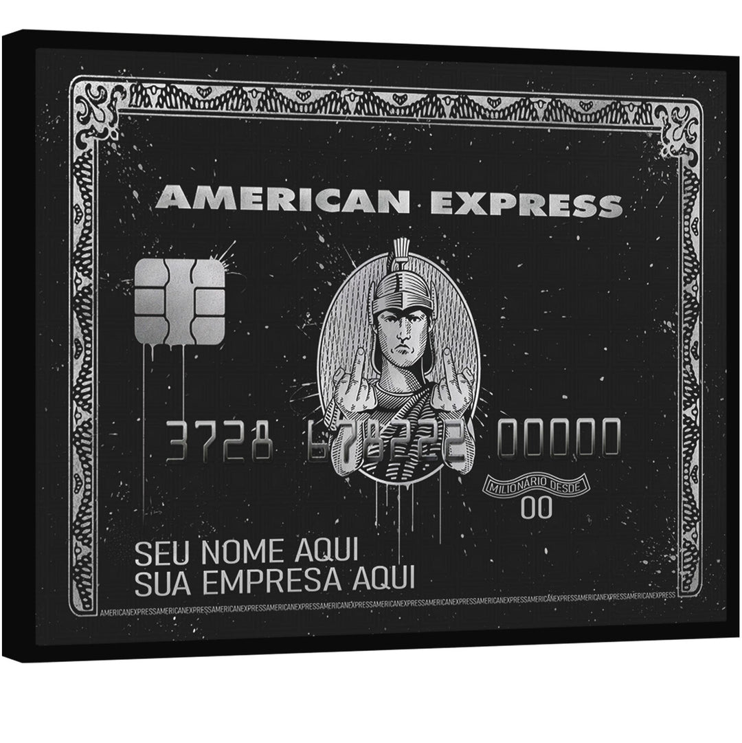 AMEX BLACK Custom Name