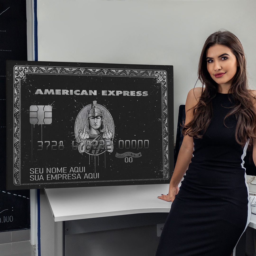 AMEX BLACK Custom Name