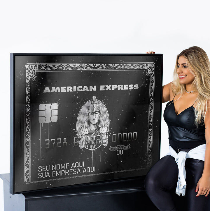 AMEX BLACK Custom Name