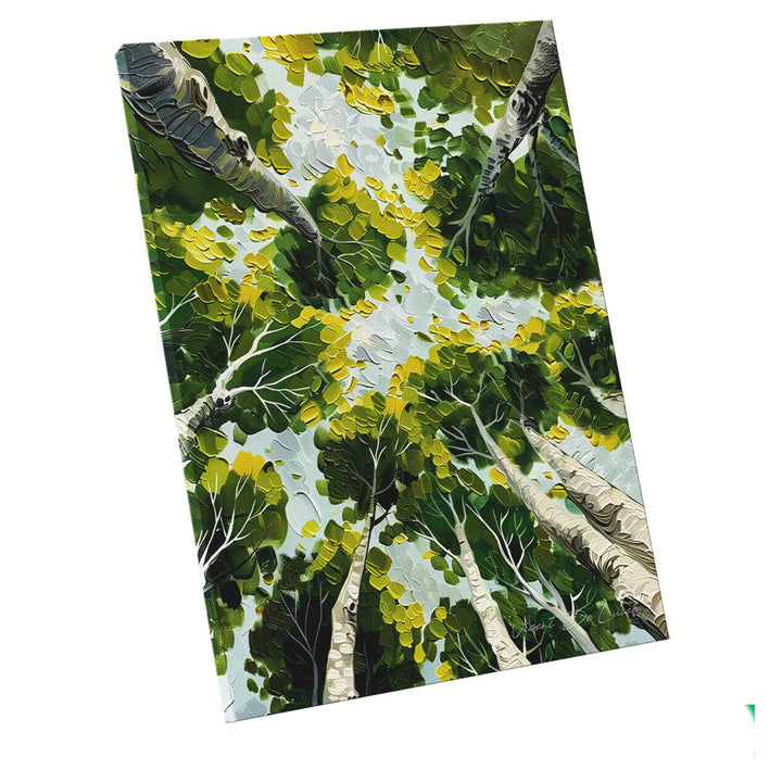 Trees in Perspective Calming Nature Painting