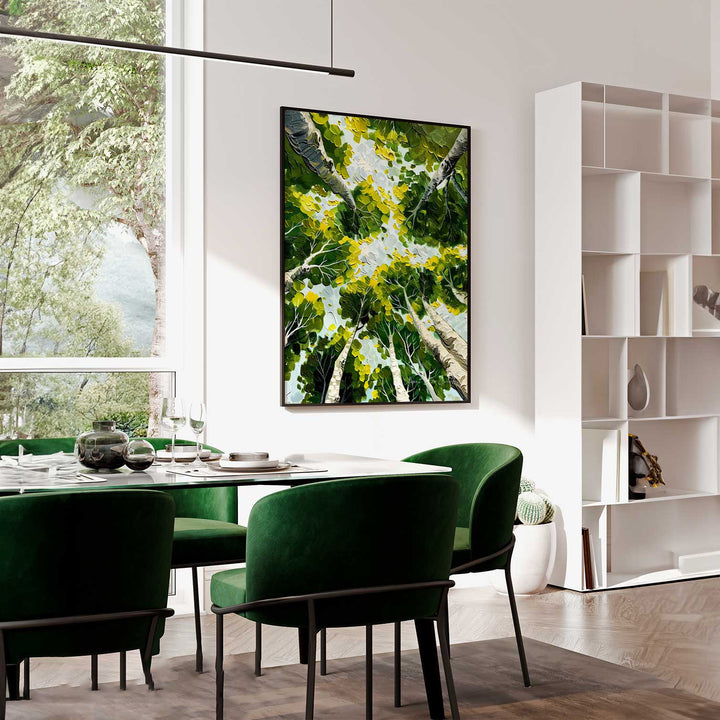 Trees in Perspective Calming Nature Painting