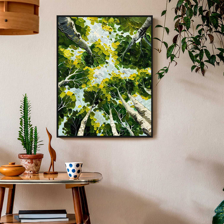 Trees in Perspective Calming Nature Painting