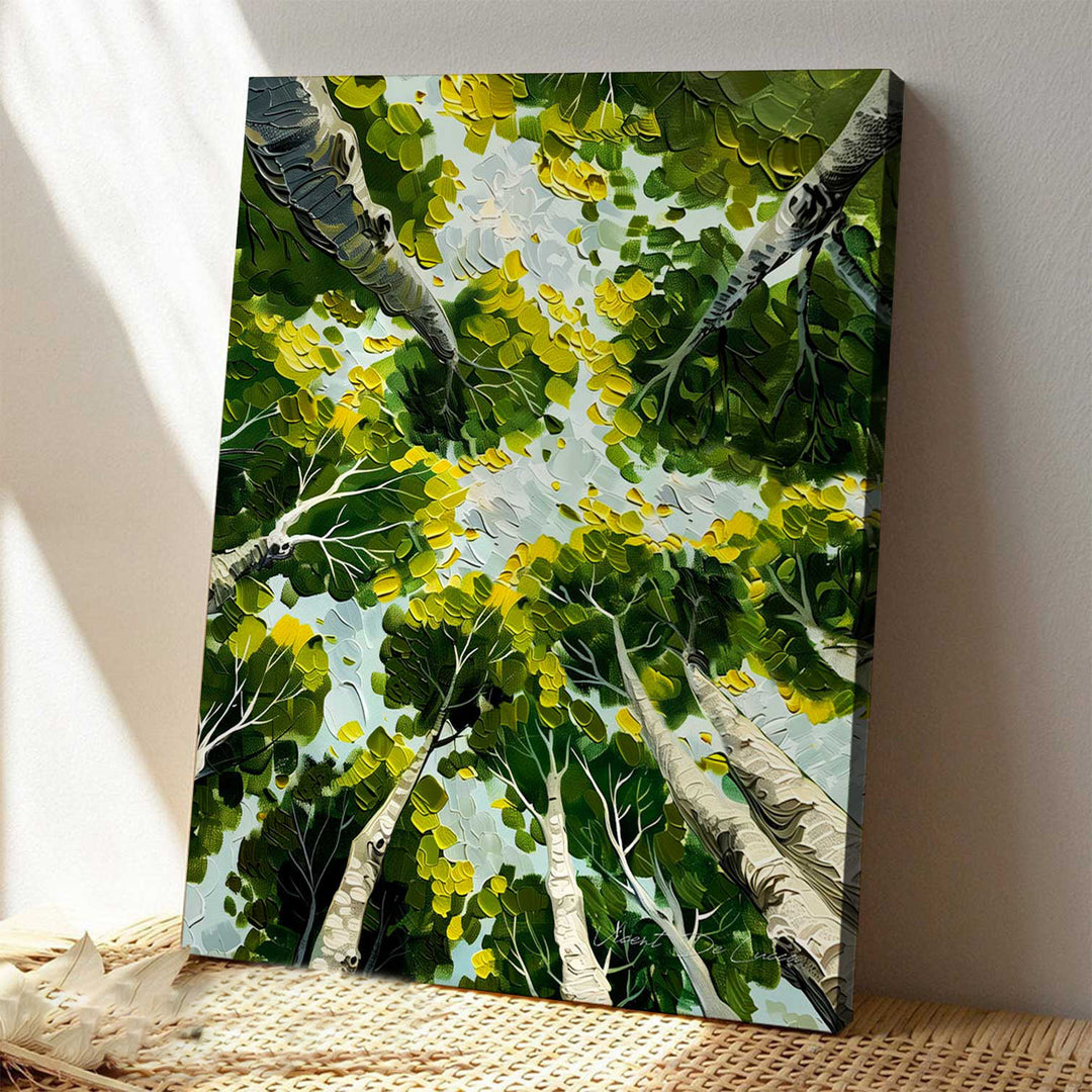 Trees in Perspective Calming Nature Painting