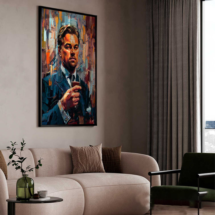 The Victorious Wolf of Wall Street Painting