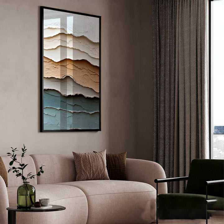 Smooth Layers Abstract 3d Canvas Print