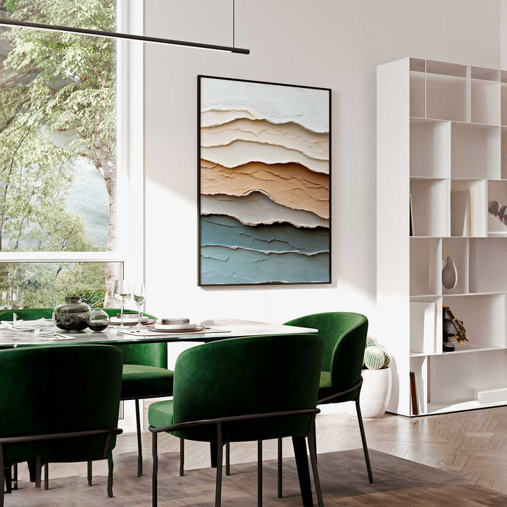 Smooth Layers Abstract 3d Canvas Print