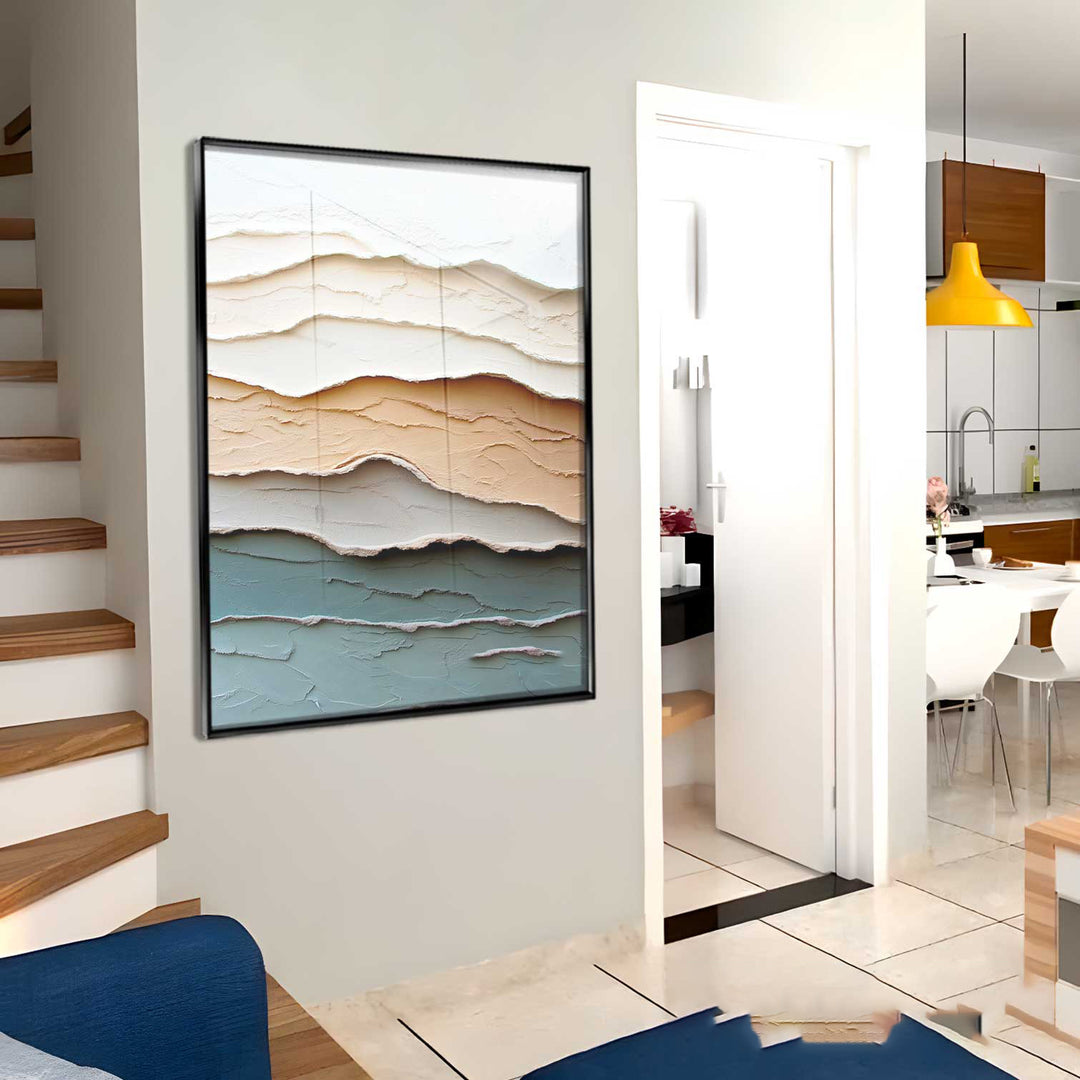 Smooth Layers Abstract 3d Canvas Print