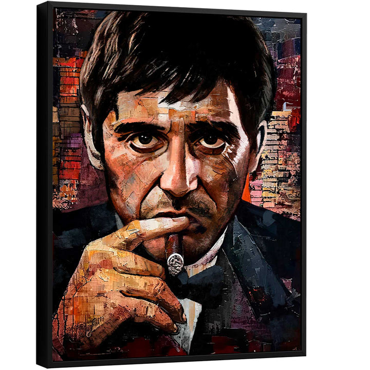 Tony Montana Scarface Pop Art Graffiti Painting