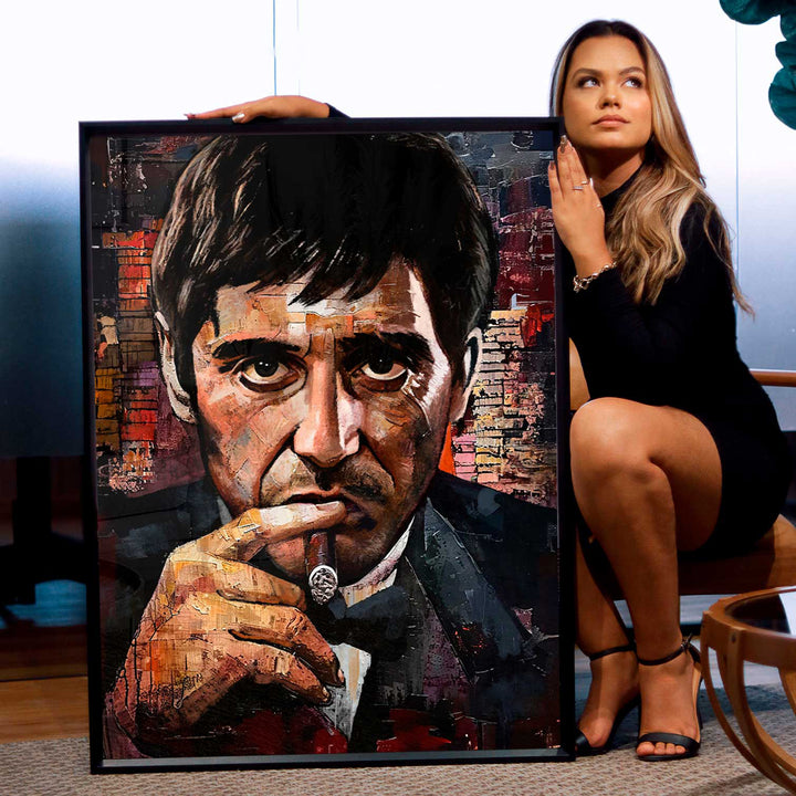 Tony Montana Scarface Pop Art Graffiti Painting