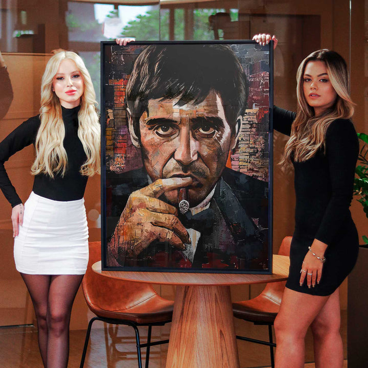 Tony Montana Scarface Pop Art Graffiti Painting