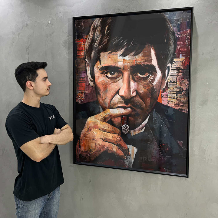 Tony Montana Scarface Pop Art Graffiti Painting