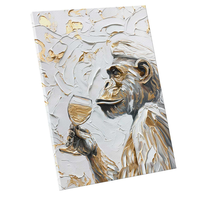 Gourmet Monkey Abstract Sucess Canvas print