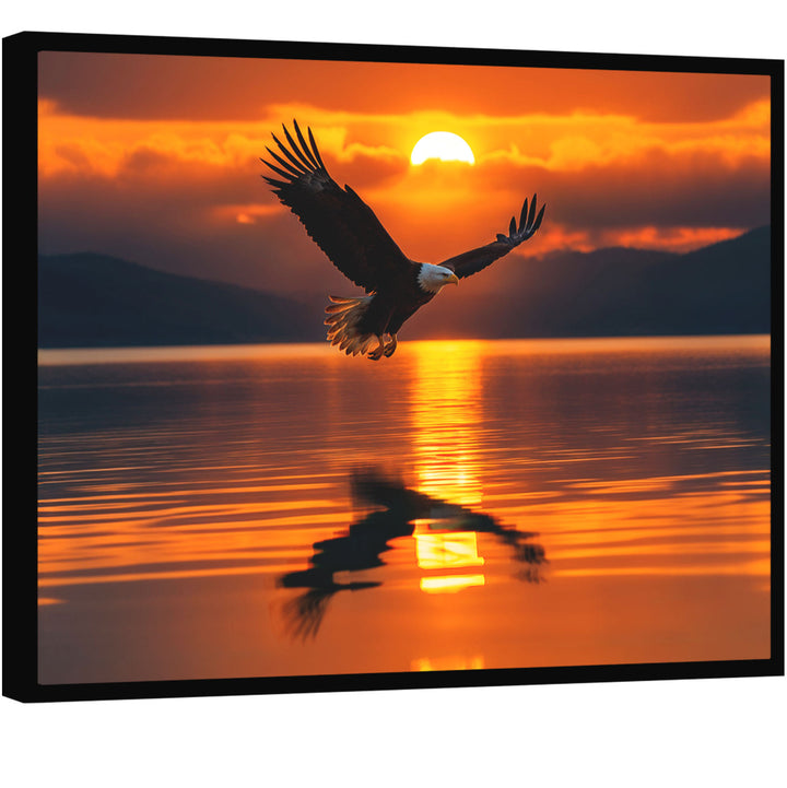 Eagle at Sunset Painting