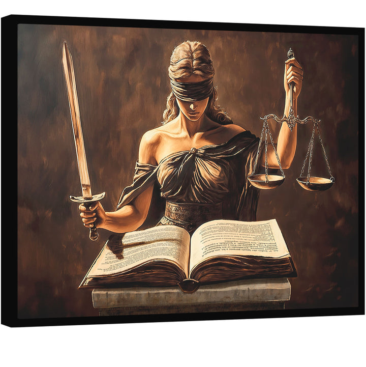 Goddess Themis Law Painting
