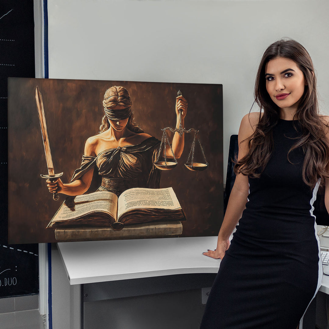 Goddess Themis Law Painting