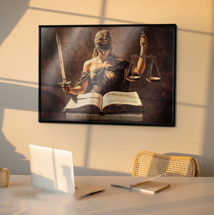 Goddess Themis Law Painting