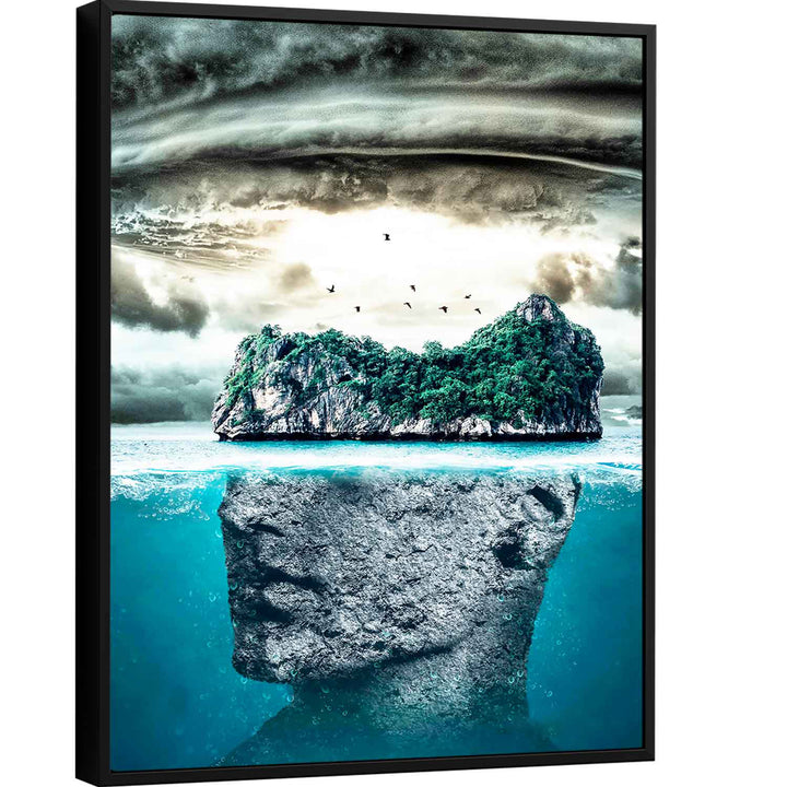 Storm of Ideas Brainstorming Success Wall Art Canvas Print