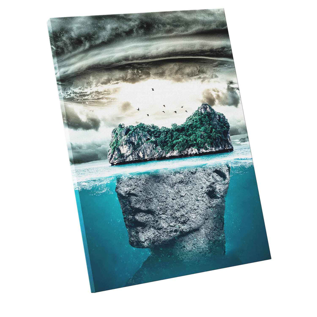 Storm of Ideas Brainstorming Success Wall Art Canvas Print