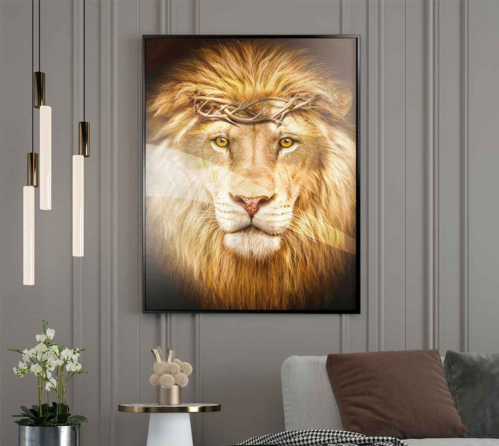 Lion of Judah Spiritual Catholic Canvas Print