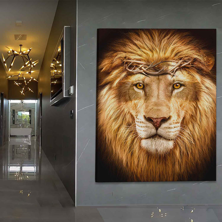 Lion of Judah Spiritual Catholic Canvas Print