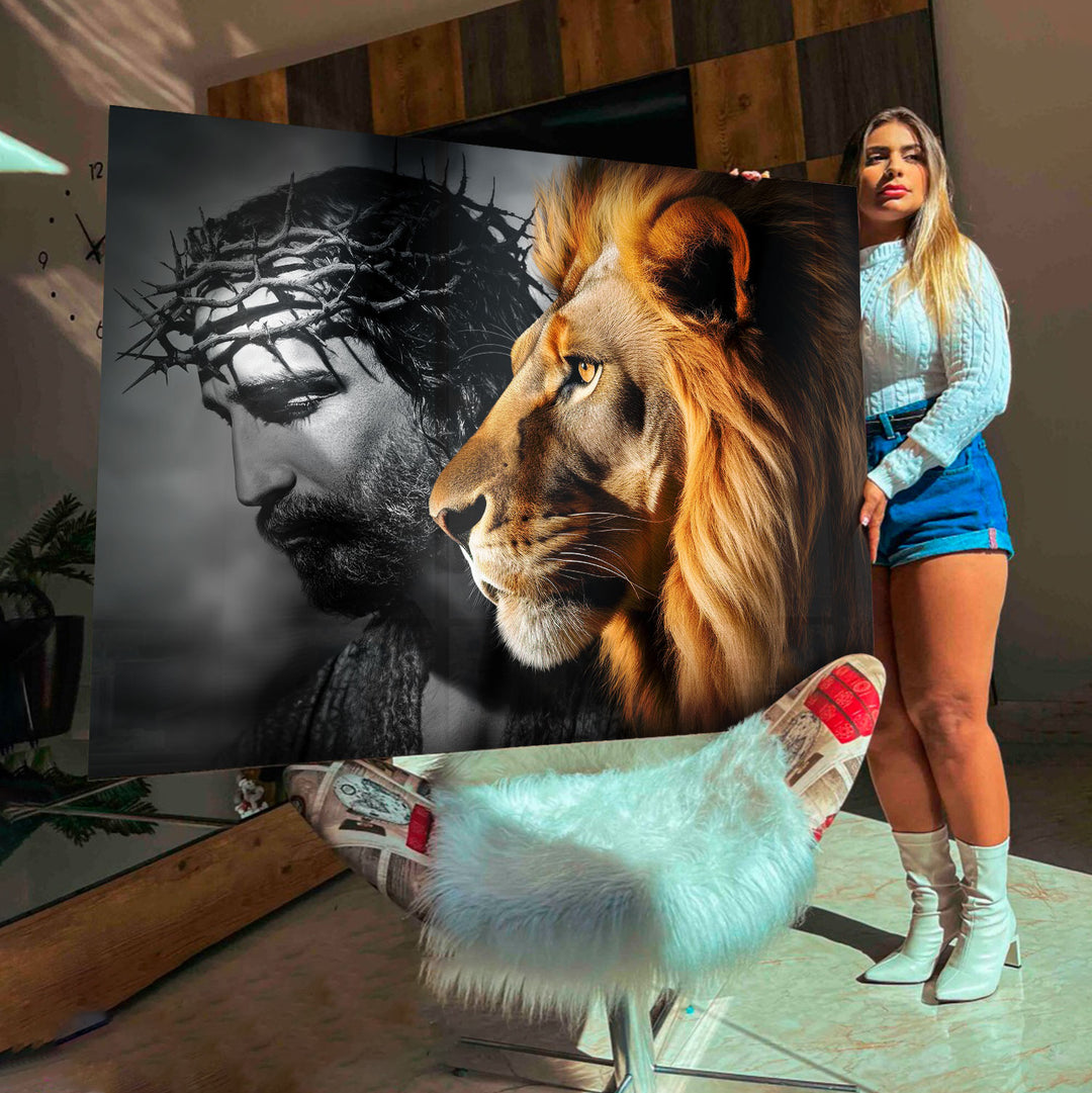 Jesus the Lion of Judah Canvas Print