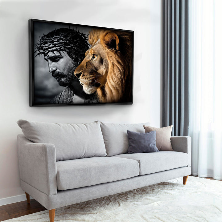 Jesus the Lion of Judah Canvas Print