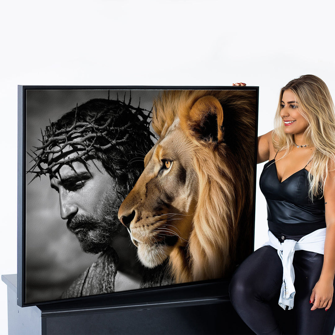 Jesus the Lion of Judah Canvas Print