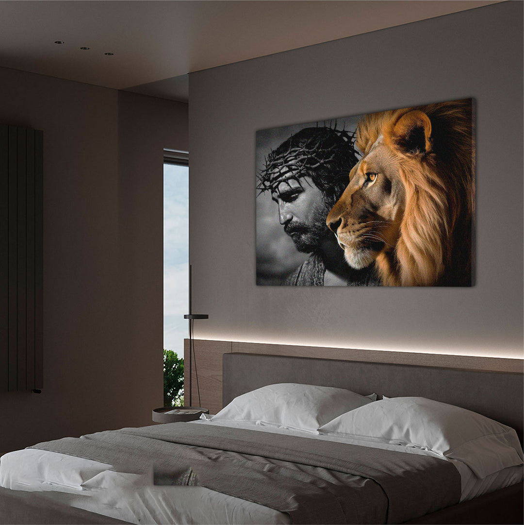 Jesus the Lion of Judah Canvas Print
