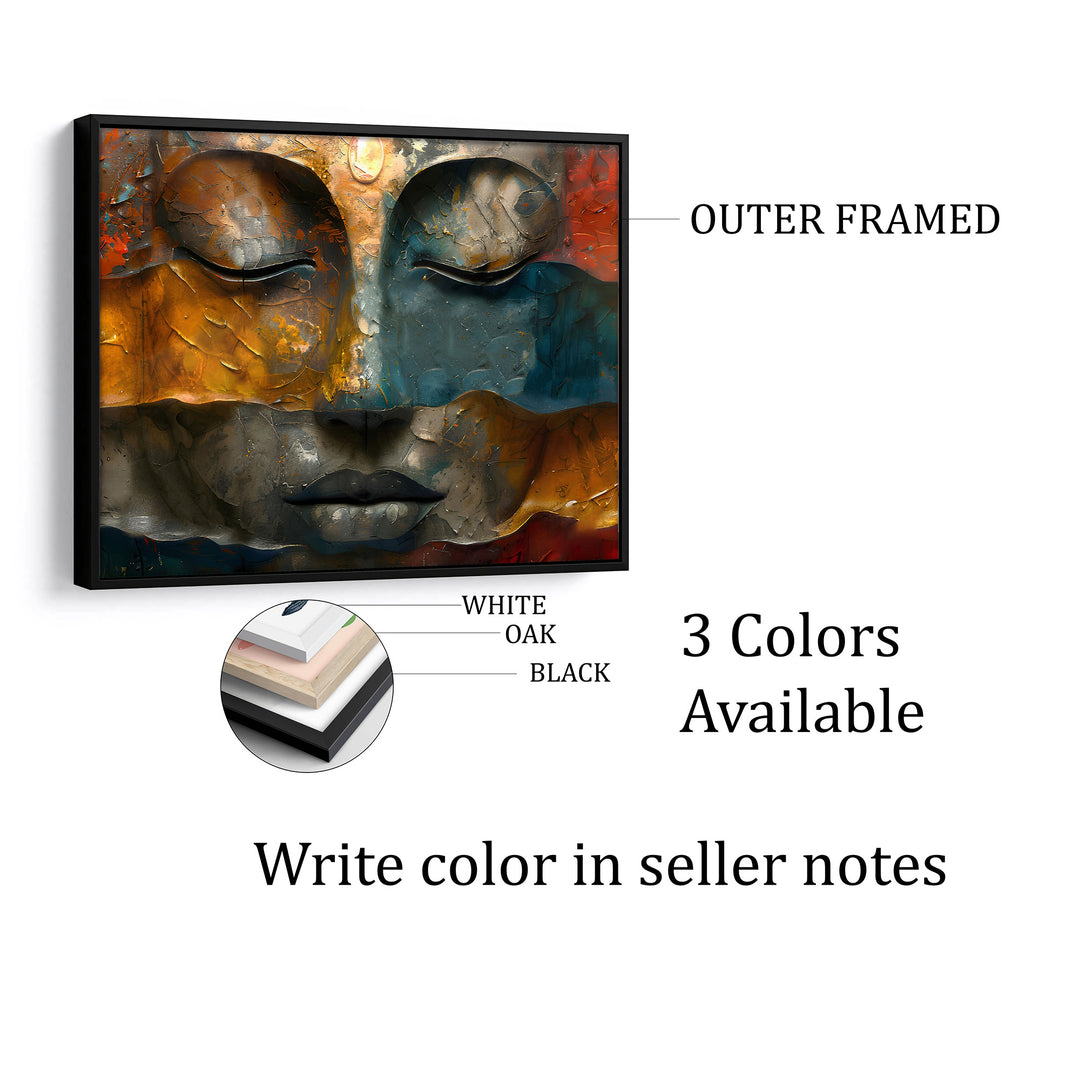 Holy Buddha Abstract Painting