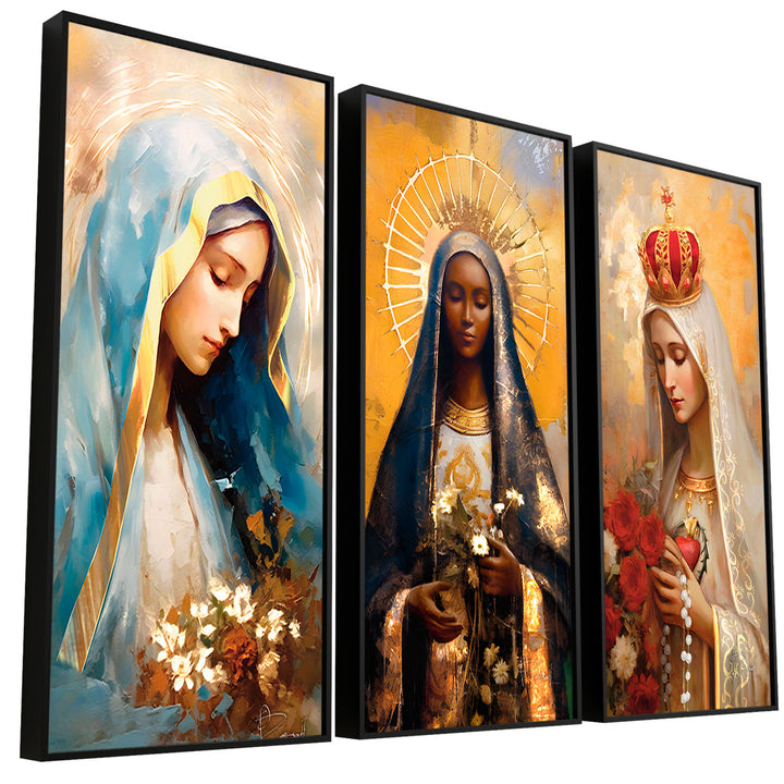 Our Lady of Grace, Fatima and Aparecida Catholic Art  Spiritual Catholic Prints
