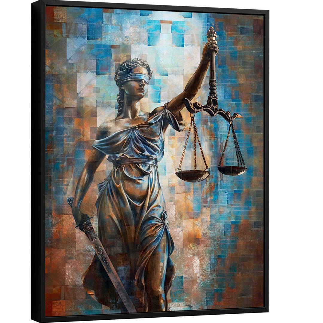 Themis Goddes of Justice Law Office Canvas Print