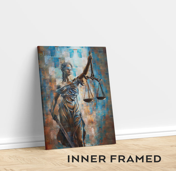 Themis Goddes of Justice Law Office Canvas Print