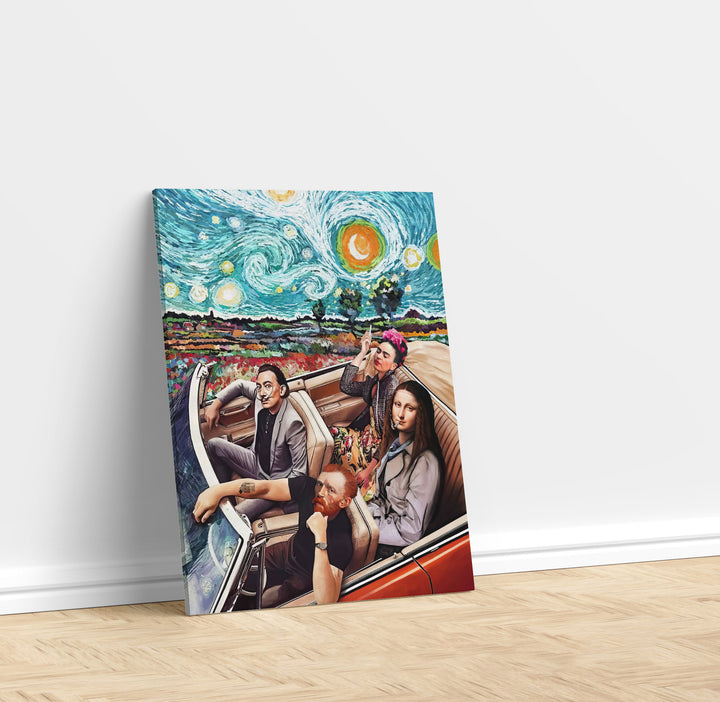 Vincent Van Gogh Roadtrip Graffiti Pop Art