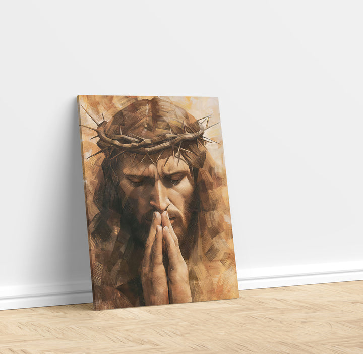 Jesus Canvas Print Modern Religious Wall Art